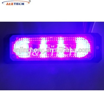 Lumières stroboscopiques LED d'urgence de haute qualité à lentille linéaire 4 PC