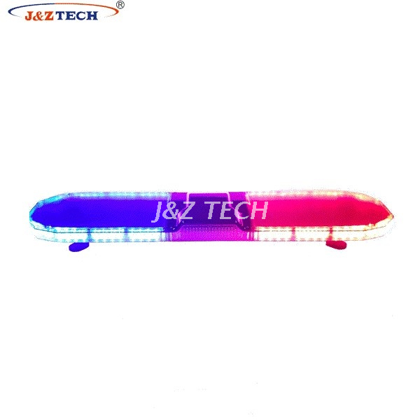 Barres lumineuses LED pleine grandeur Blue Police avec haut-parleur