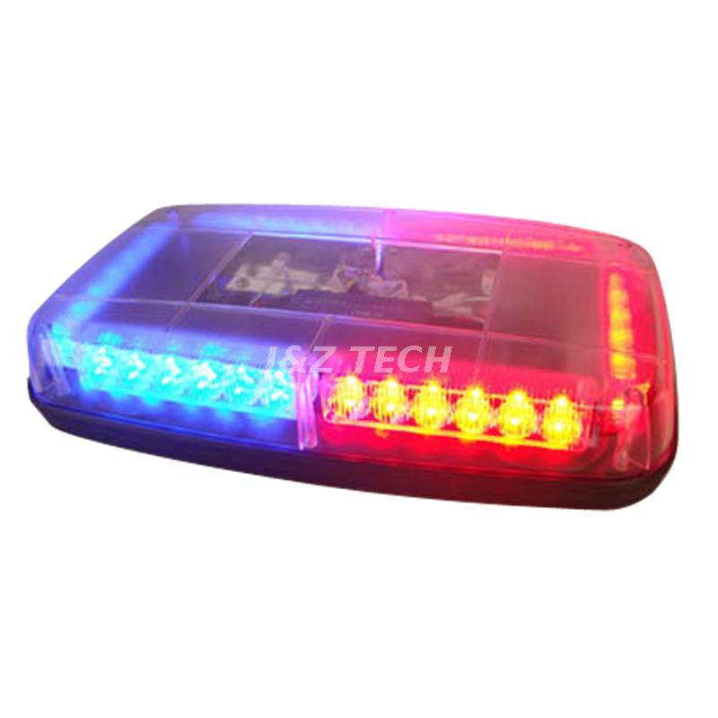 Mini barre lumineuse LED clignotante de sécurité routière à objectif PC