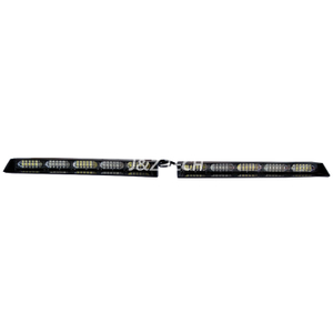 Barre lumineuse de visière à DEL d'avertissement stroboscopique 12 V